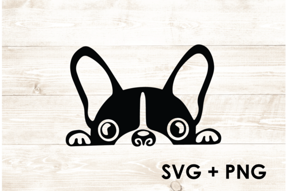 Boston Terrier Cute Dog Paw - SVG