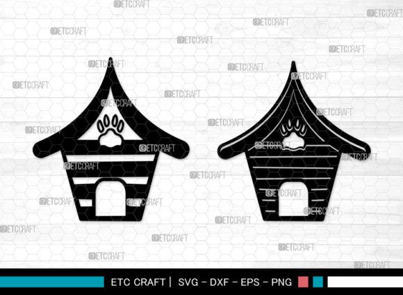 Embroidery Design Review: Dog House Silhouette SVG D