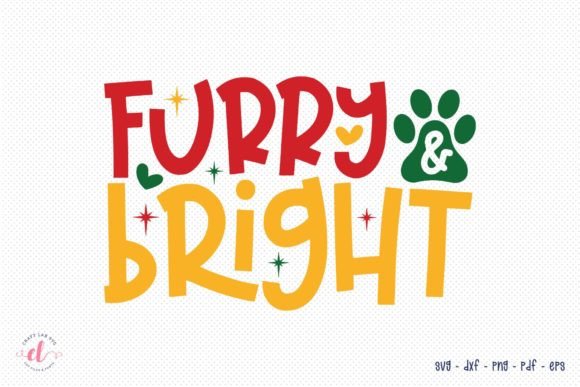 Furry Bright SVG - Dog Christmas SVG